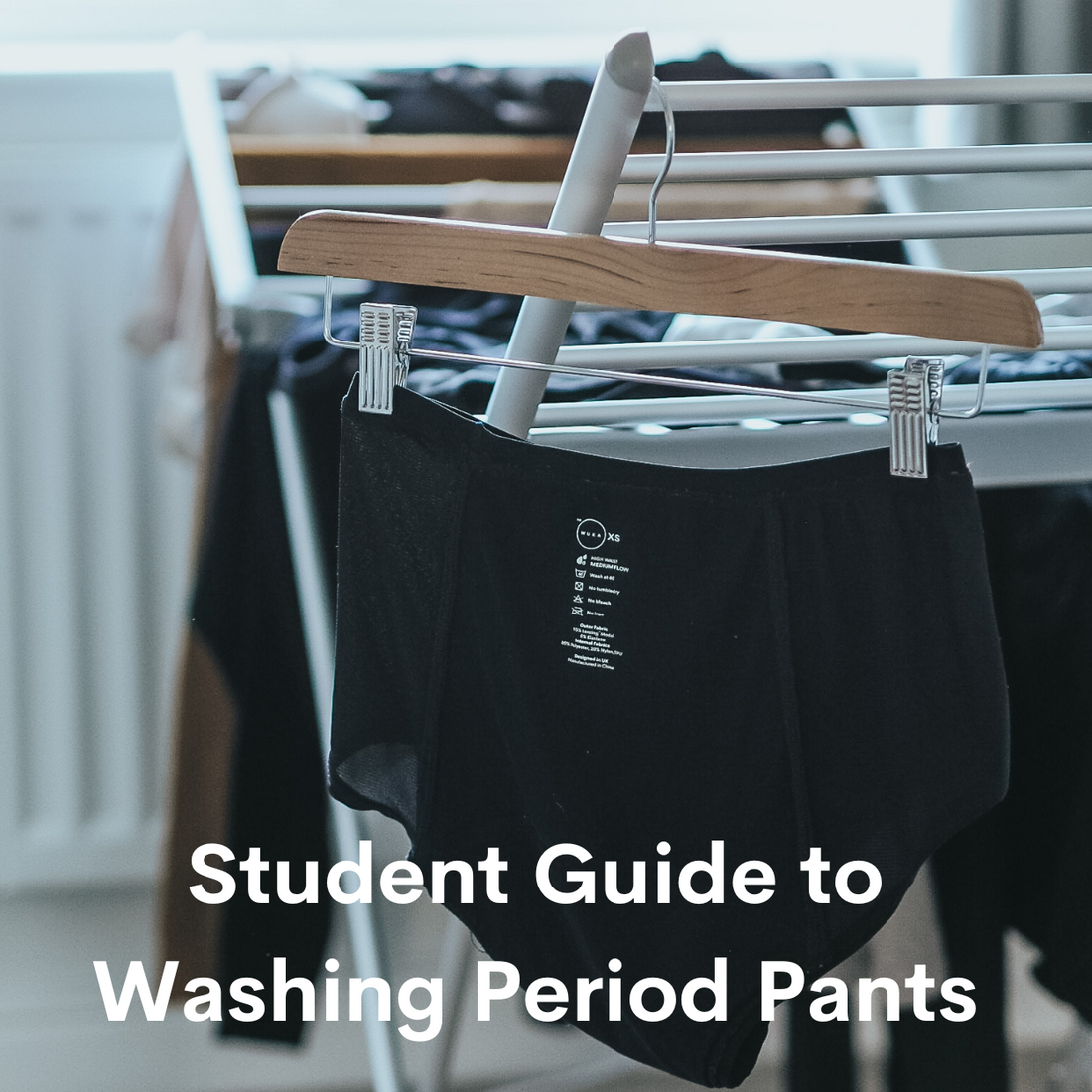 student guide to washing period pants 