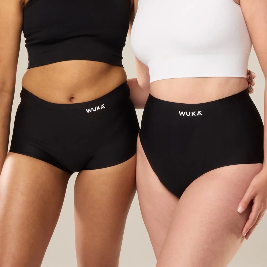 Explore WUKA’s award-winning Adult Stretch™ Seamless Period Underwear—one pair is designed to fit four sizes. Ultra-stretchy, leak-proof, and body-adapting comfort for light to super heavy flows.