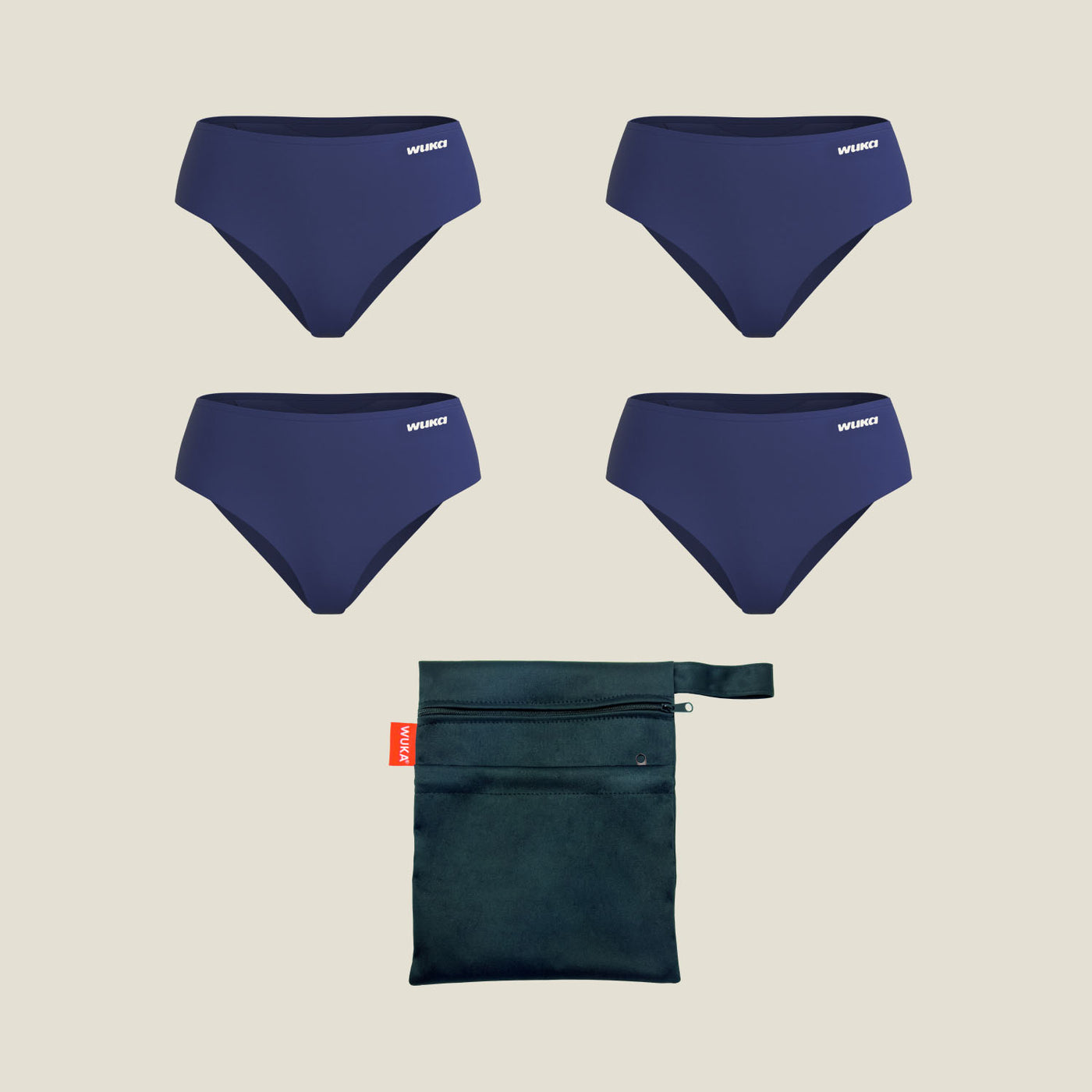 WUKA Period School Set - Stretch 4 Pack