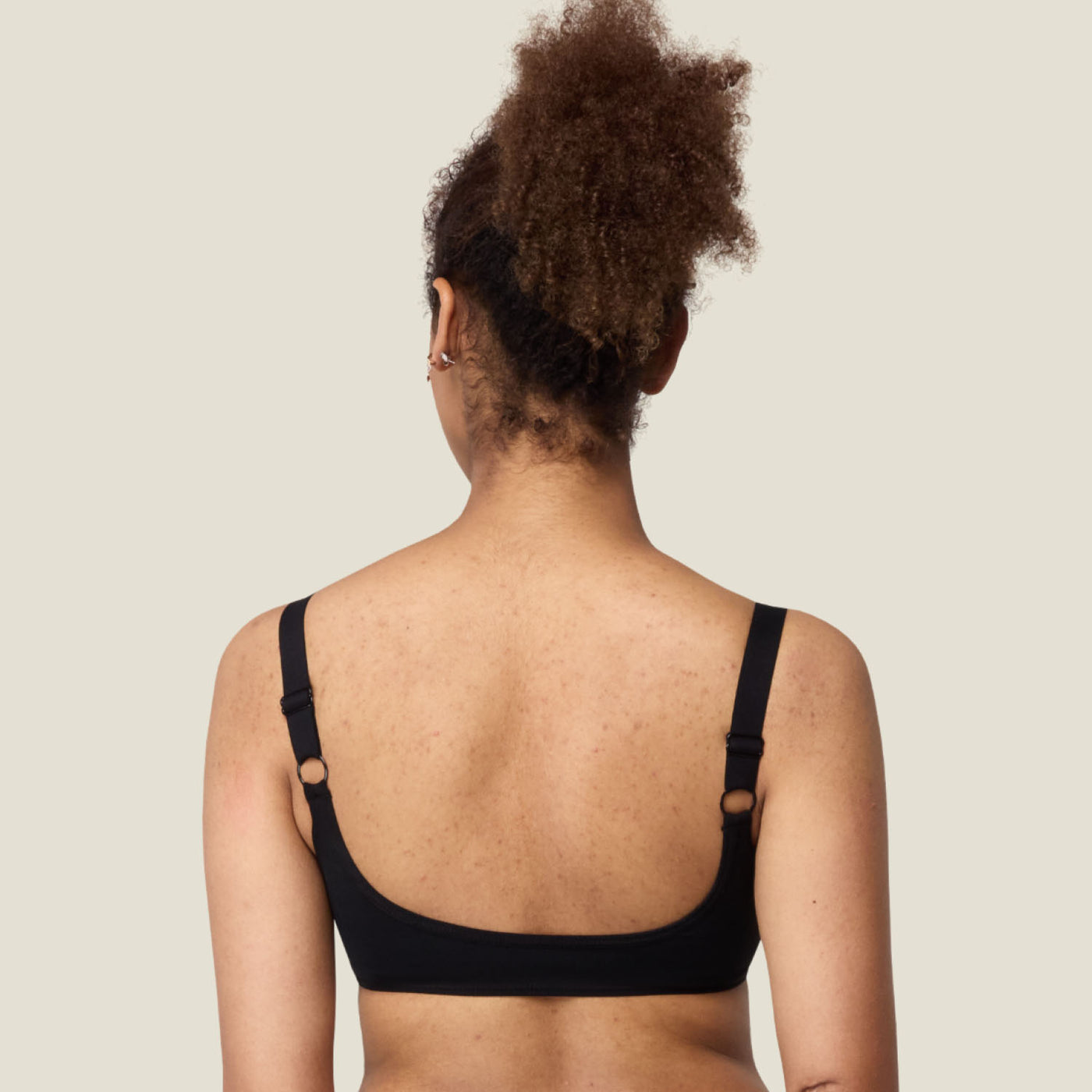 WUKA Teen Swim Bikini Adjustable Top - Black