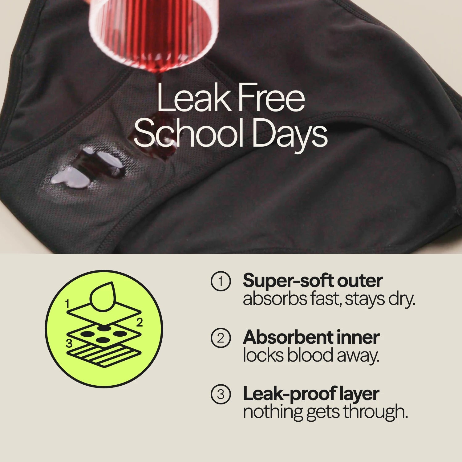WUKA Period School Set - 1 Week - Heavy - Black