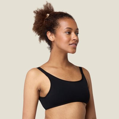 WUKA Teen Swim Bikini Adjustable Top - Black