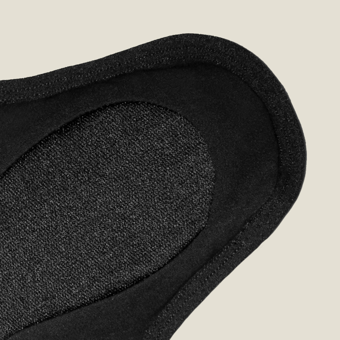 Close-up of WUKA x Mooncup reusable period pad showing ultra-absorbent, soft, and breathable inner core for comfort and protection