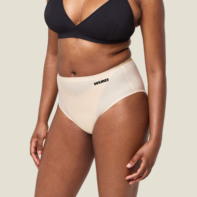 WUKA Stretch Seamless Midi Brief Light - Light Nude