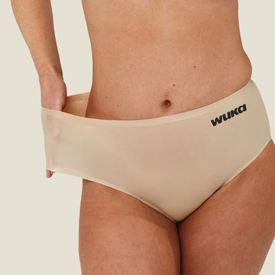 WUKA Stretch Seamless Midi Brief Light - Light Nude