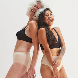 Discover WUKA’s menopause underwear collection designed for ultimate comfort and protection against light leaks, sweat, and discharge—perfect for managing perimenopause and menopause symptoms with confidence