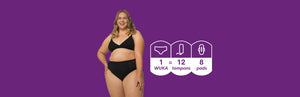 WUKA Period pants heavy flow - holds up to 60ml
