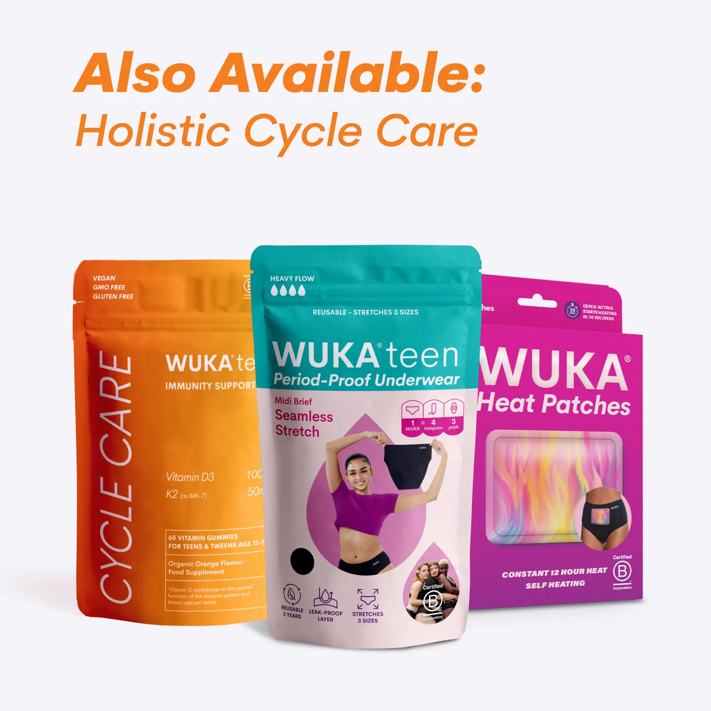 WUKA Teen Vitamin D3 K2 Gummies